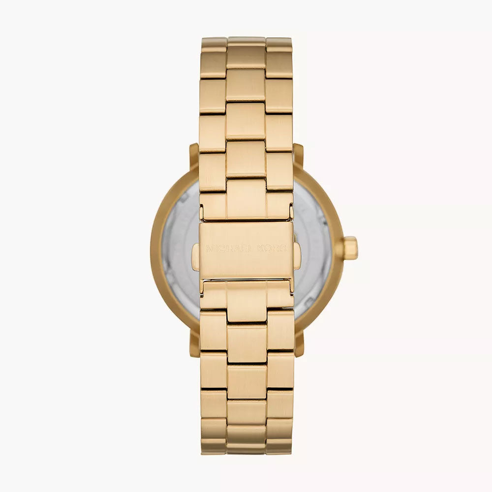 Michael Kors Blake Multifunction Gold-Tone Stainless Steel Men&