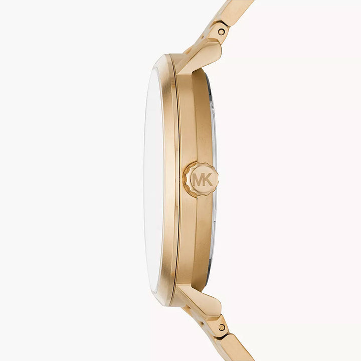 Michael Kors Blake Multifunction Gold-Tone Stainless Steel Men&