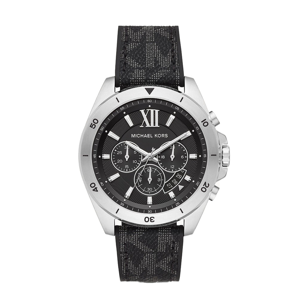 Michael Kors Brecken Chronograph Black Pvc Men&