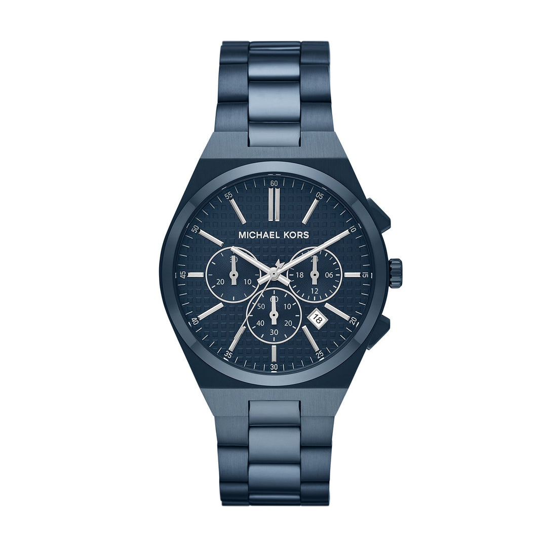 Michael Kors Lennox Chronograph Blue Stainless Steel Watch
