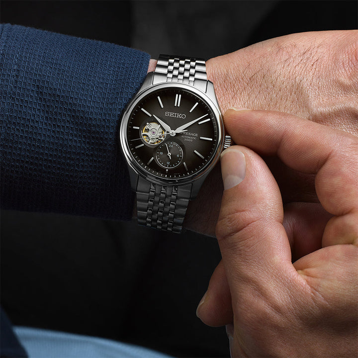 SEIKO Men's Presage Automatic with 3 Days Power Reserve Watch