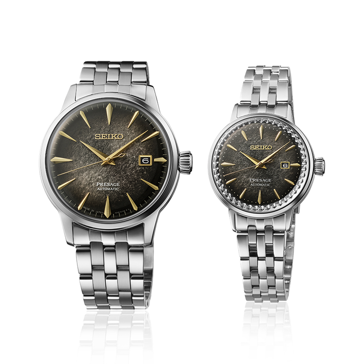 Seiko x Star Bar Cocktail Limited Edition Automatic Couple Set Watches SRPK93J1 &amp; SRE015J1