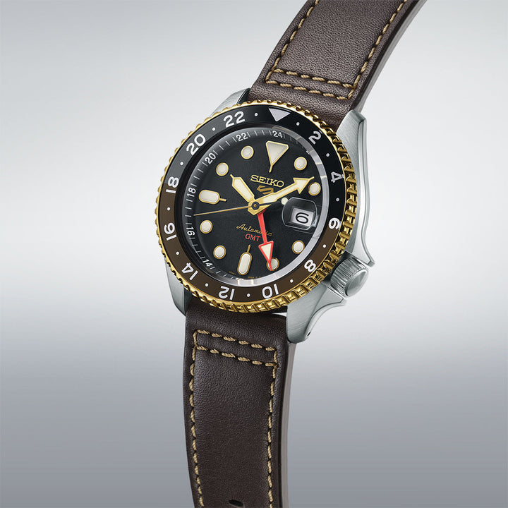 SEIKO Men's New5Sports Automatic GMT SKX Watch
