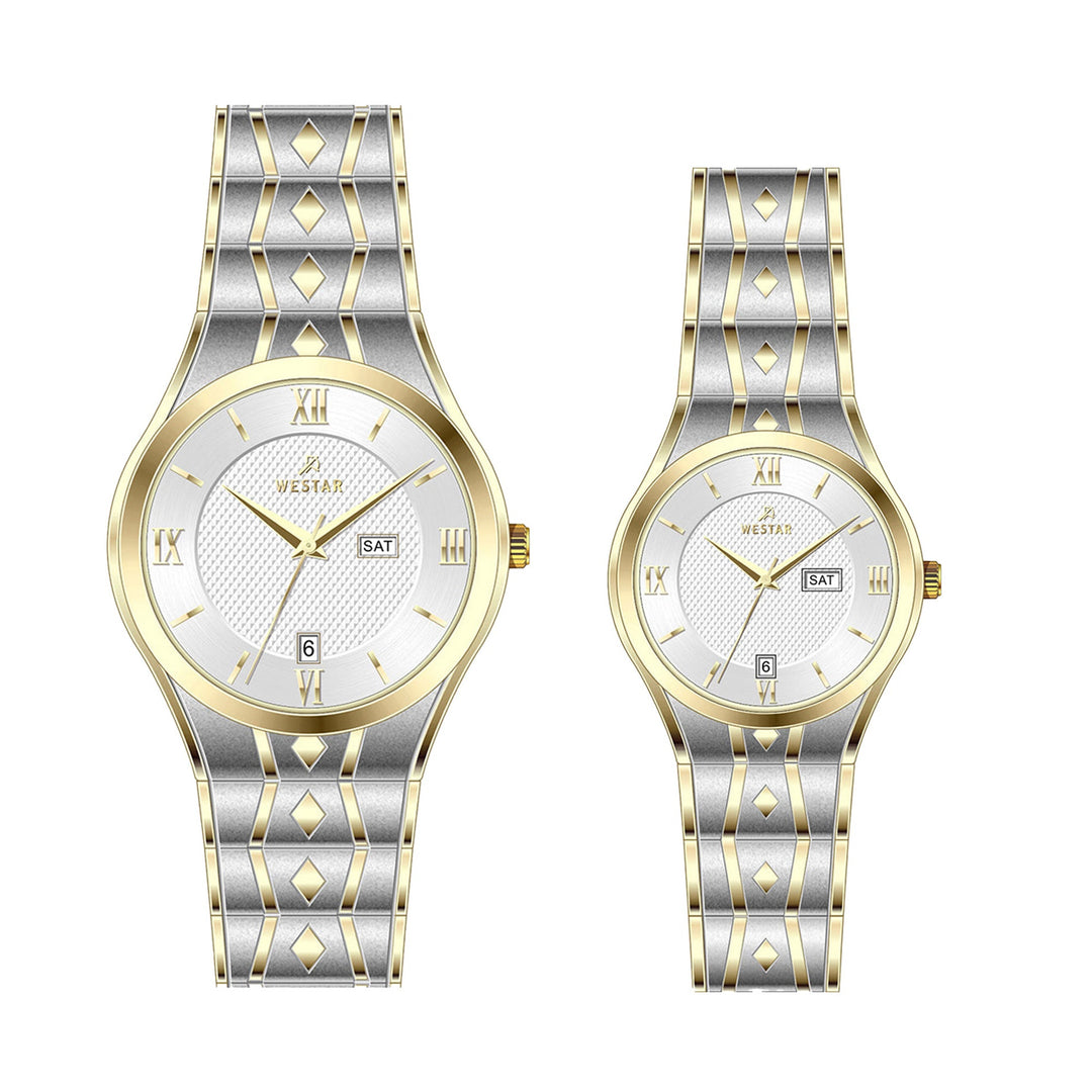 Westar Couple Watch EX7572CBN107 &amp; EX6572CBN107