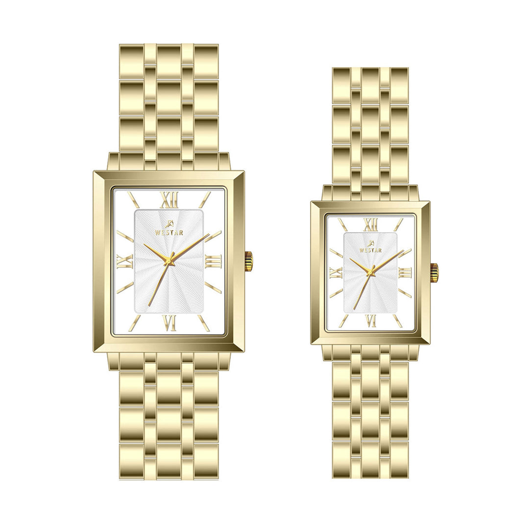 Westar Couple Watch EX7576GPN101 &amp; EX6576GPN101