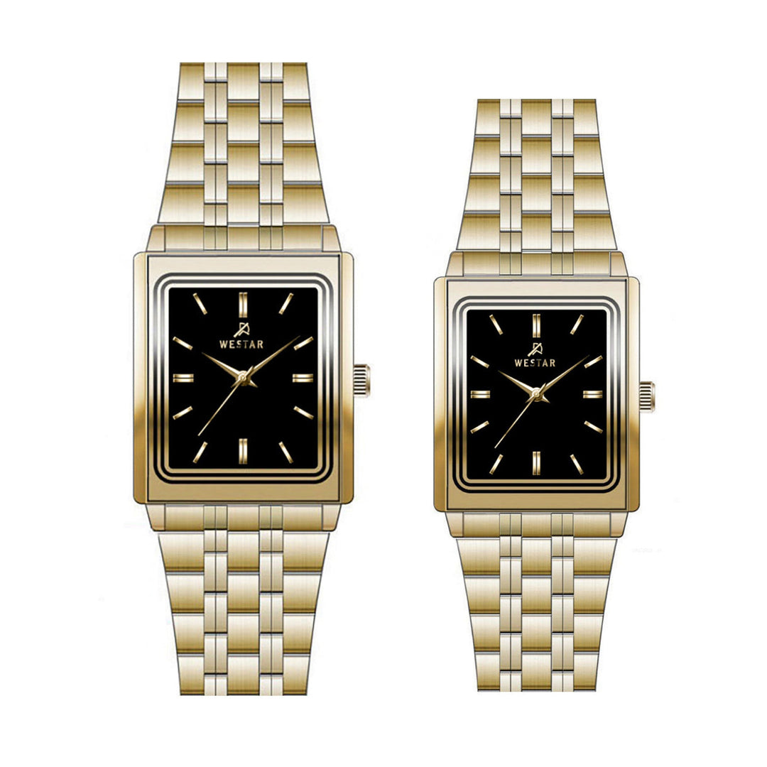 Westar Couple Watch EX7585GPN103 &amp; EX6585GPN103