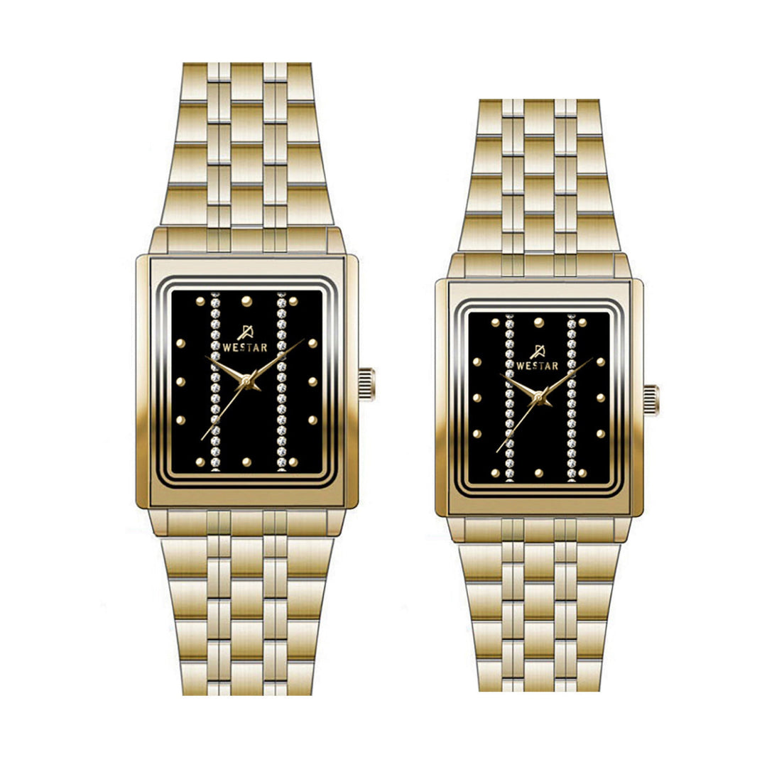 Westar Couple Watch EX7586GPN103 &amp; EX6586GPN103