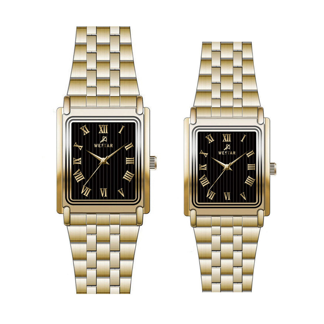 Westar Couple Watch EX7589GPN103 &amp; EX6589GPN103
