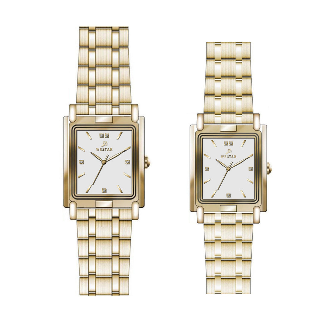 Westar Couple Watch EX7590GPN107 &amp; EX6590GPN107
