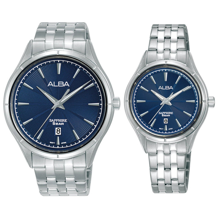 Alba Couple Set Watches - AS9T67X1 &amp; AH7CY5X1