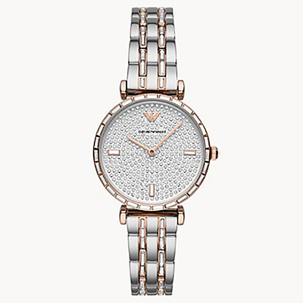 EMPORIO ARMANI ANALOG WATCH 0 JWL GP METAL BRACELET
