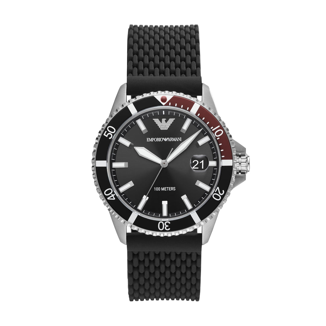 ANLG  WATCH  SS  PLASTIC BAND
