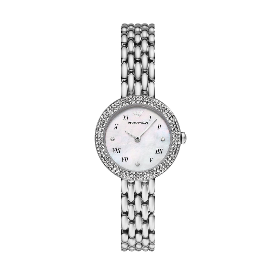 MOP ANLG WATCH SS METAL BRCLT