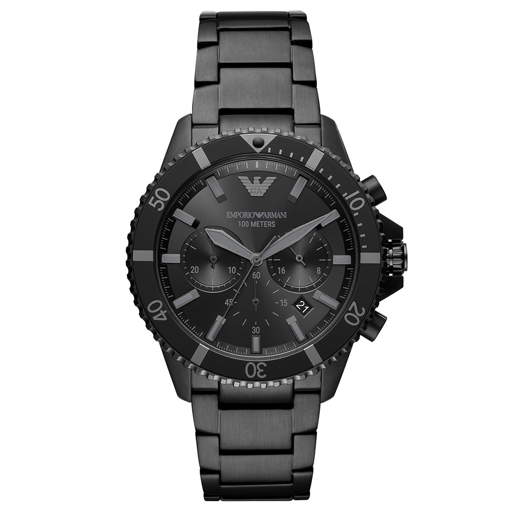 EMPORIO ARMANI ANALOG WATCH 0 JWL SS METAL BRCLT