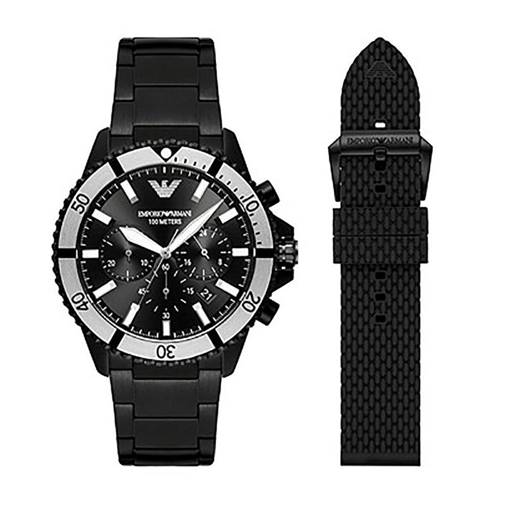 EMPORIO ARMANI SET WATCH AND STRAP