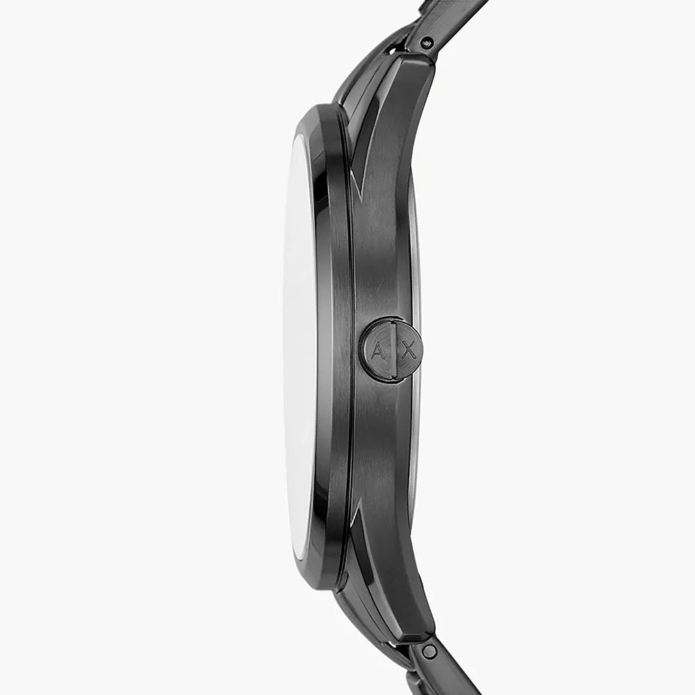 Armani Exchange Dante Black Stainless Steel Men&
