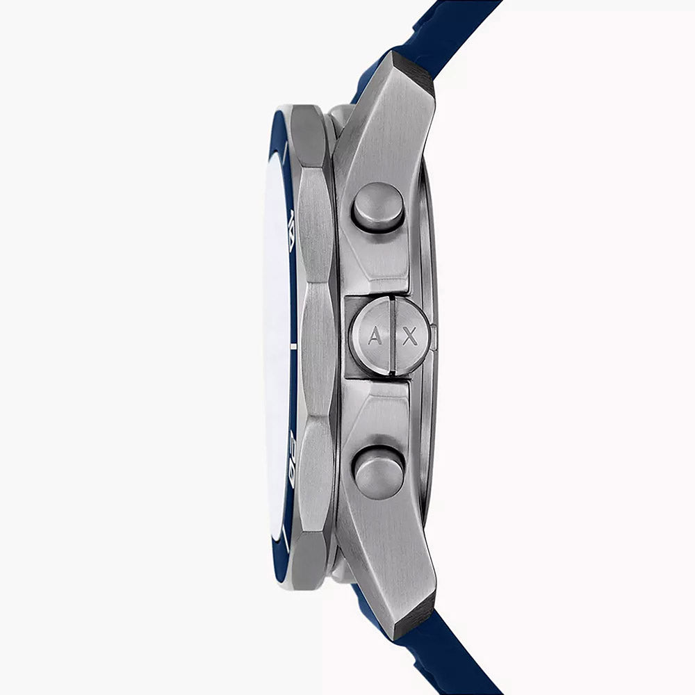 Armani Exchange Spencer Silver Stainless Steel Men&