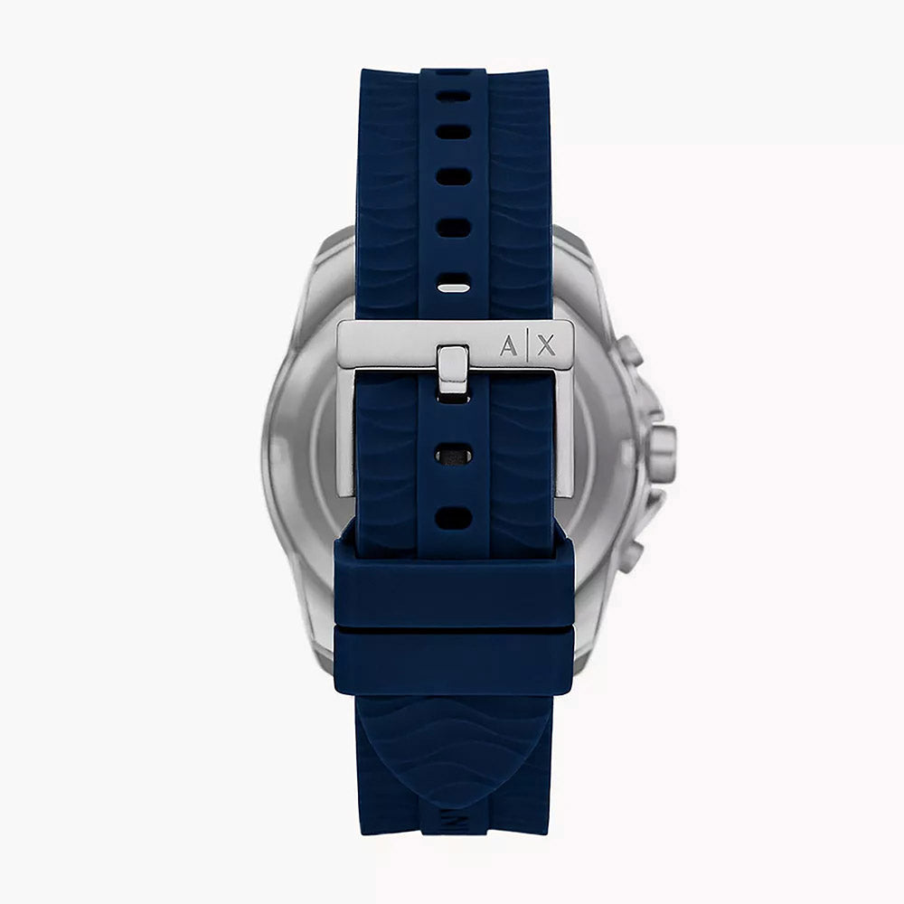 Armani Exchange Spencer Silver Stainless Steel Men&