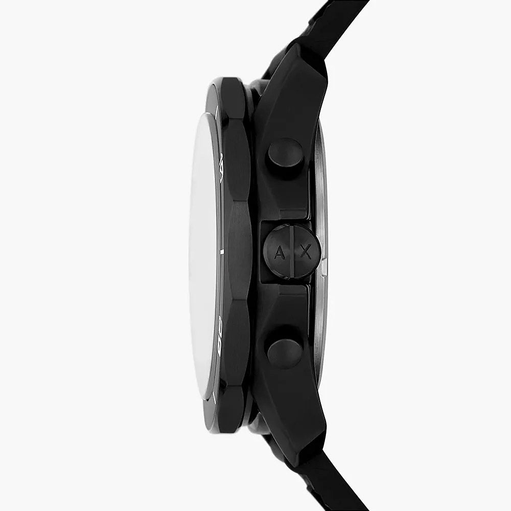 Armani Exchange Spencer Black Stainless Steel Men&