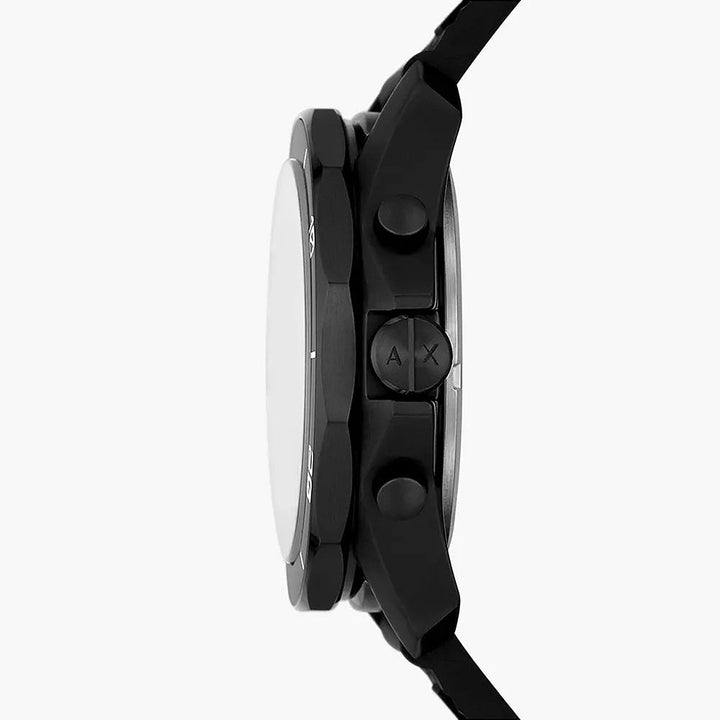 Armani Exchange Spencer Black Stainless Steel Men&