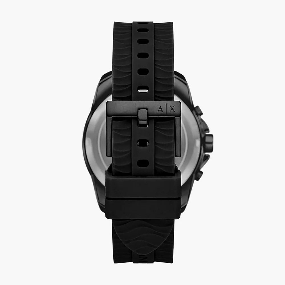 Armani Exchange Spencer Black Stainless Steel Men&