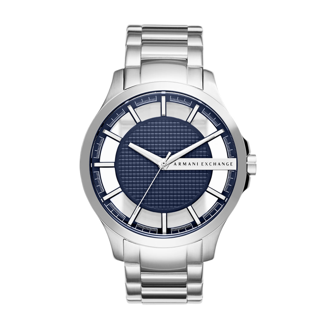 Armani Exchange Smart Blue Dial Silver Men&