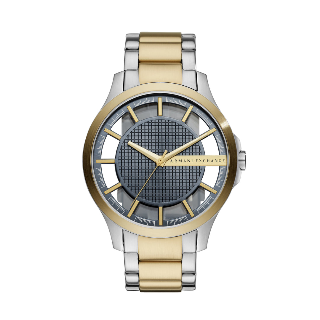 Armani Exchange Hampton Grey Dial Two-Tone Men&