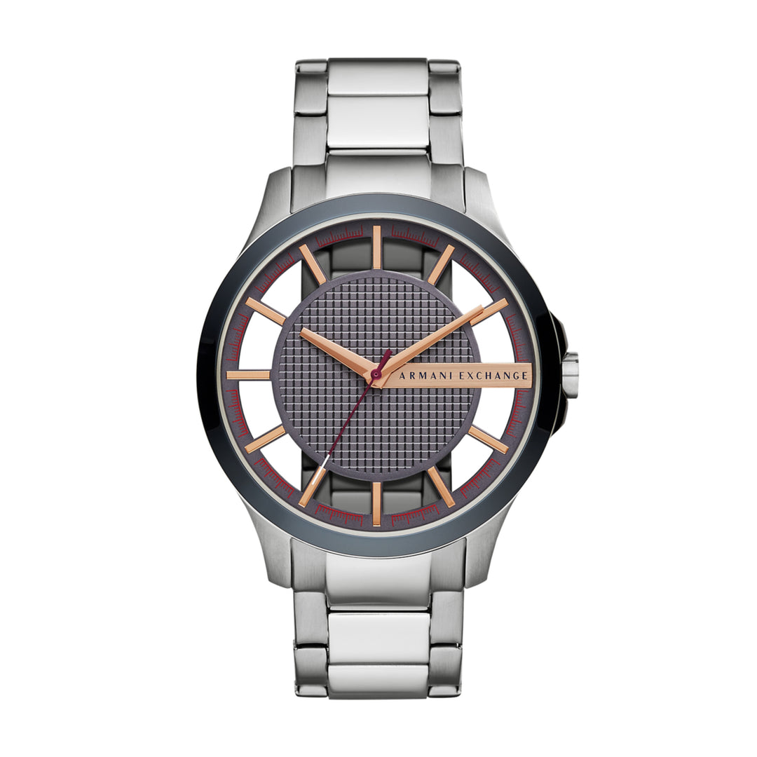 Armani Exchange Hampton Chronograph Grey Dial Silver Men&
