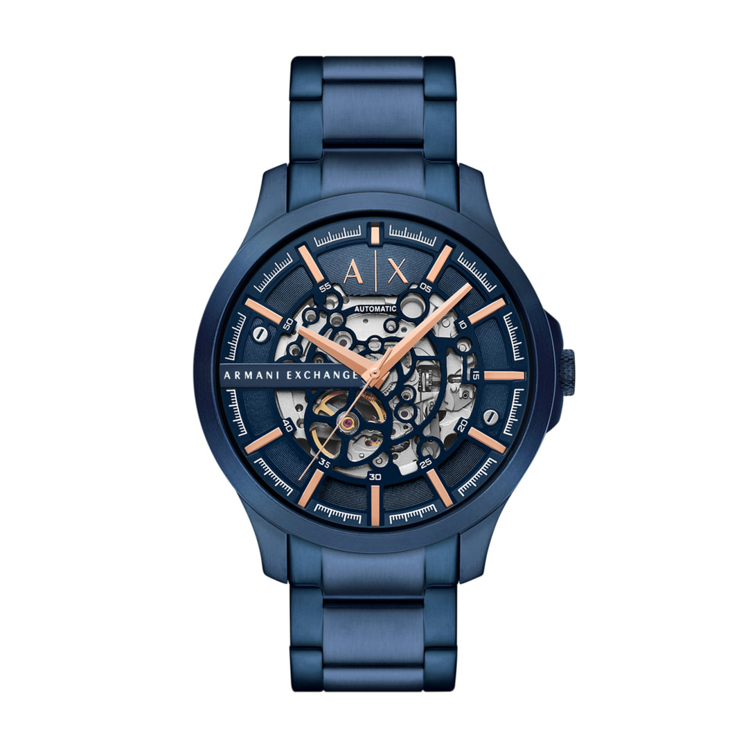 Armani Exchange Hampton Automatic Blue Dial Blue Men&