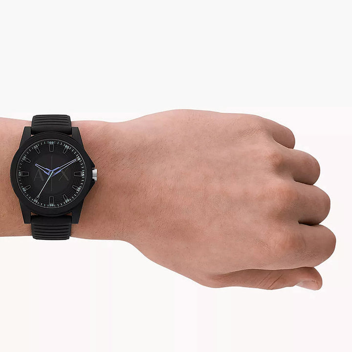Armani Exchange Outerbanks Black Nylon Men&