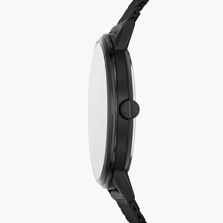 Armani Exchange Cayde Black Stainless Steel Men&