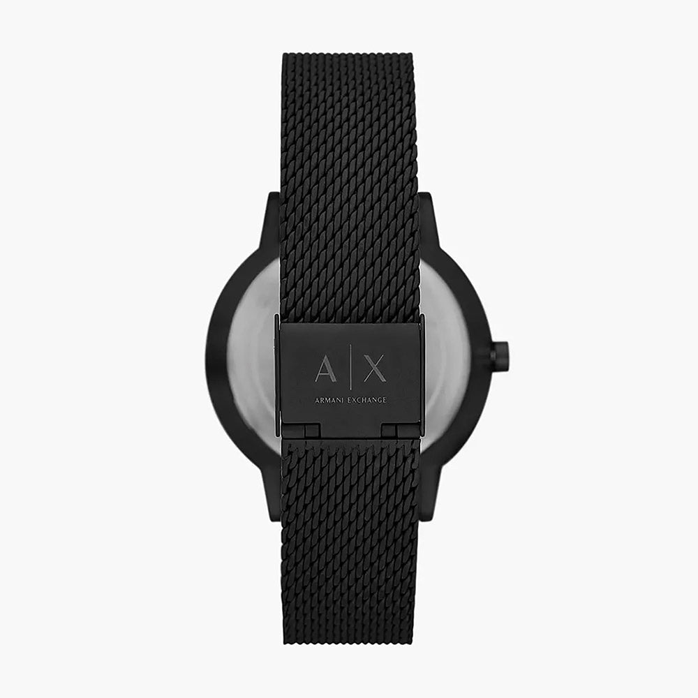 Armani Exchange Cayde Black Stainless Steel Men&