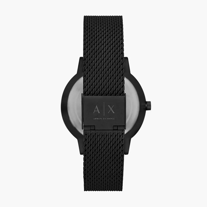 Armani Exchange Cayde Black Stainless Steel Men&