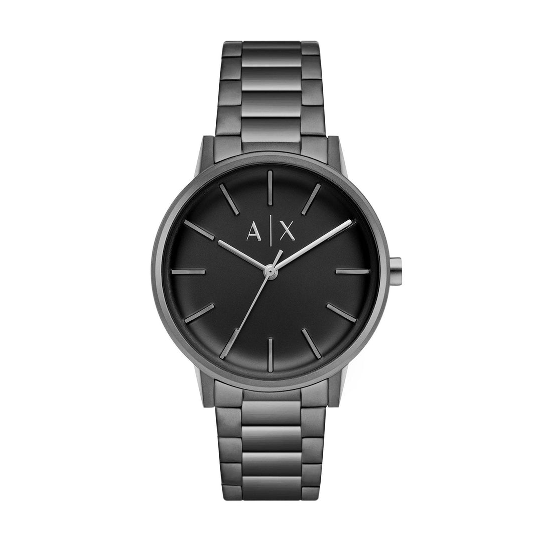 Armani Exchange Cayde Gunmetal Stainless Steel Men&