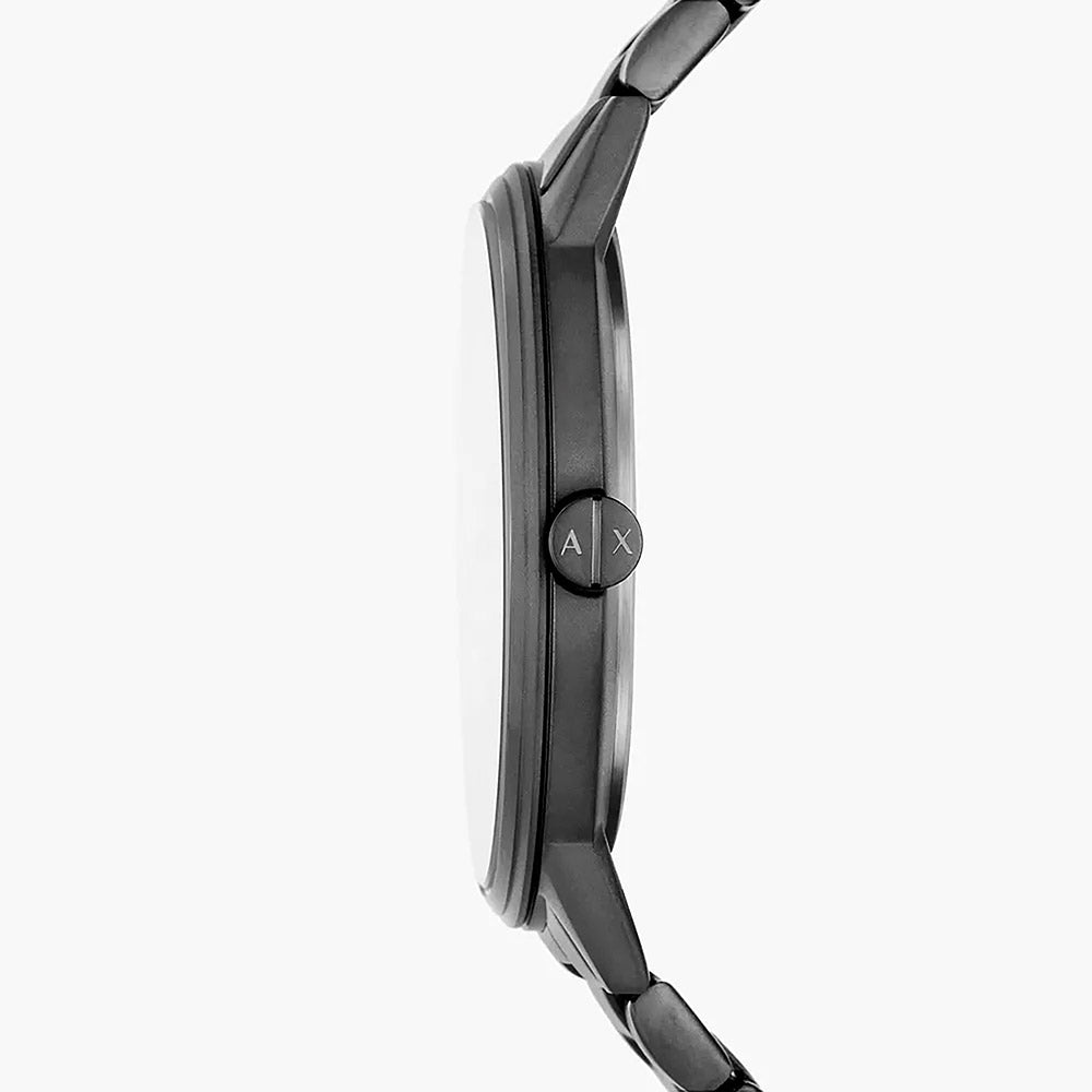 Armani Exchange Cayde Gunmetal Stainless Steel Men&