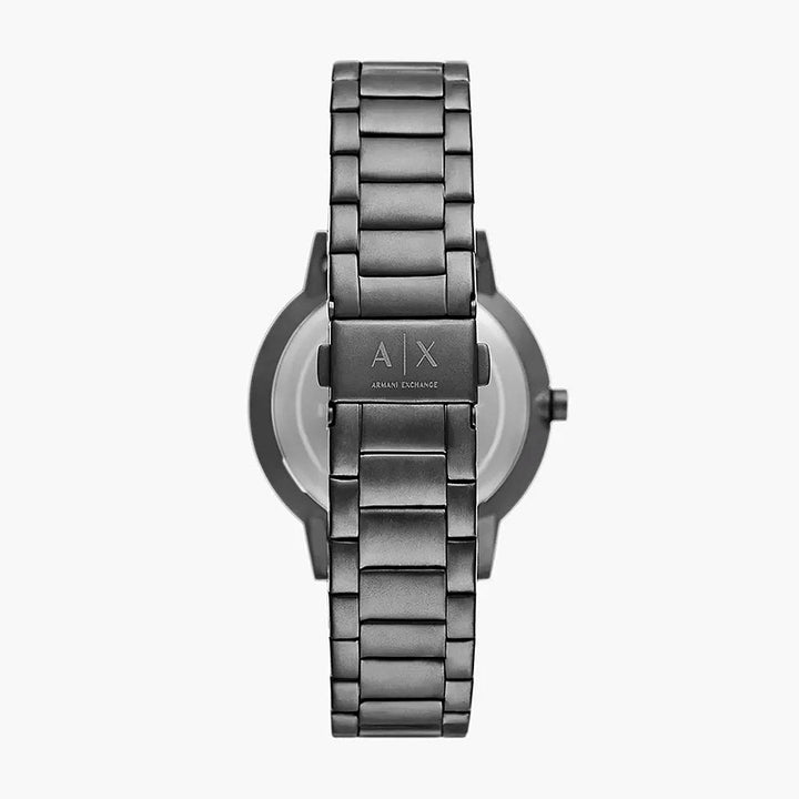 Armani Exchange Cayde Gunmetal Stainless Steel Men&