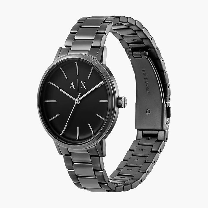 Armani Exchange Cayde Gunmetal Stainless Steel Men&