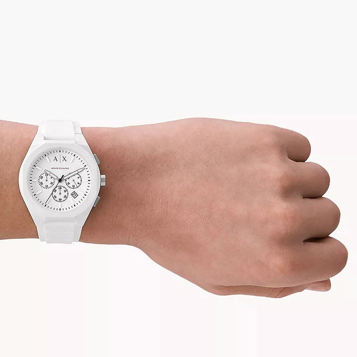 Armani Exchange Rafael White Nylon Men&