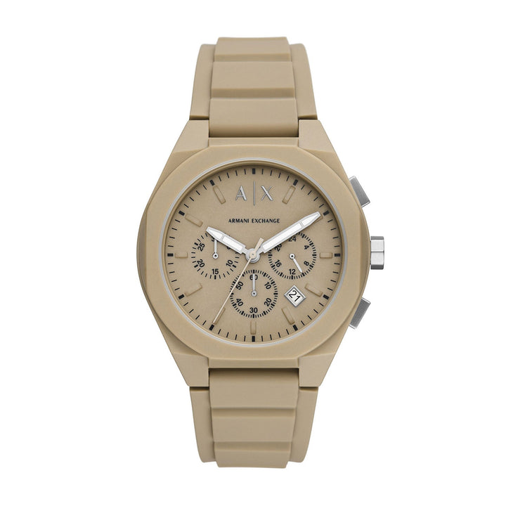 Armani Exchange Rafael Beige Gold Nylon Men&