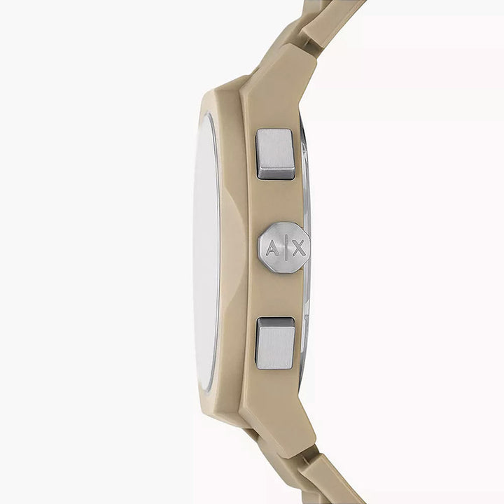 Armani Exchange Rafael Beige Gold Nylon Men&