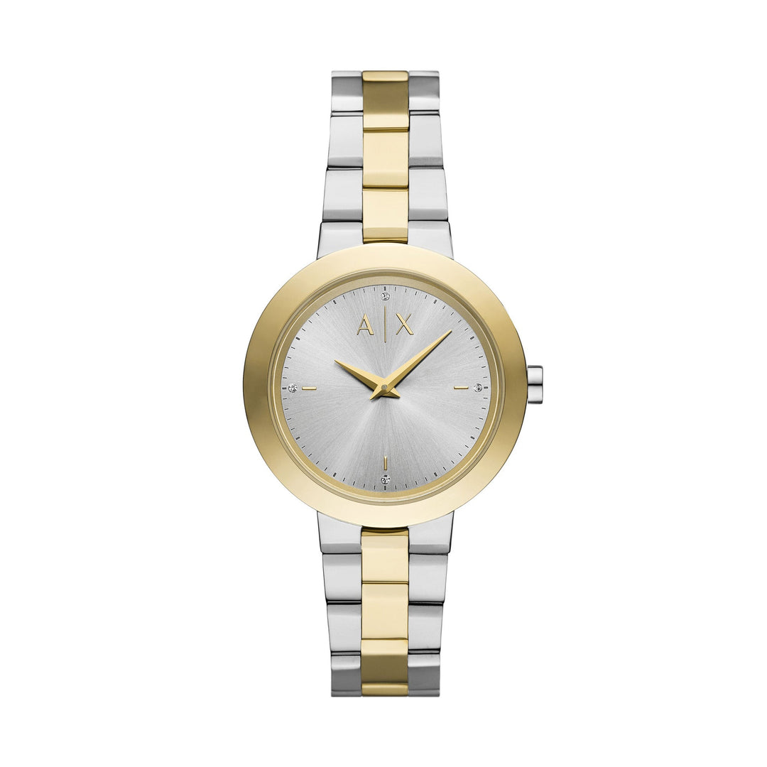 Armani Exchange Jackie 2-Tone Stainless Steel Women&