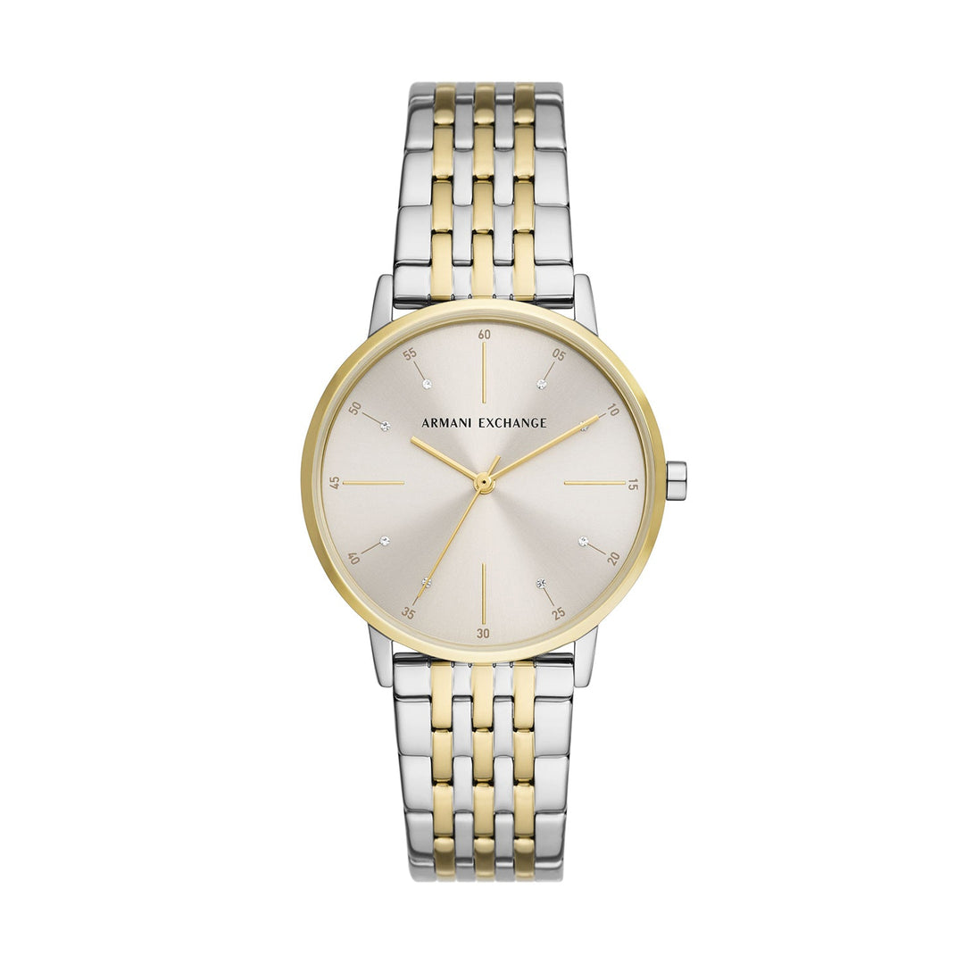 Armani Exchange Three-Hand Two-Tone Stainless Steel Watch