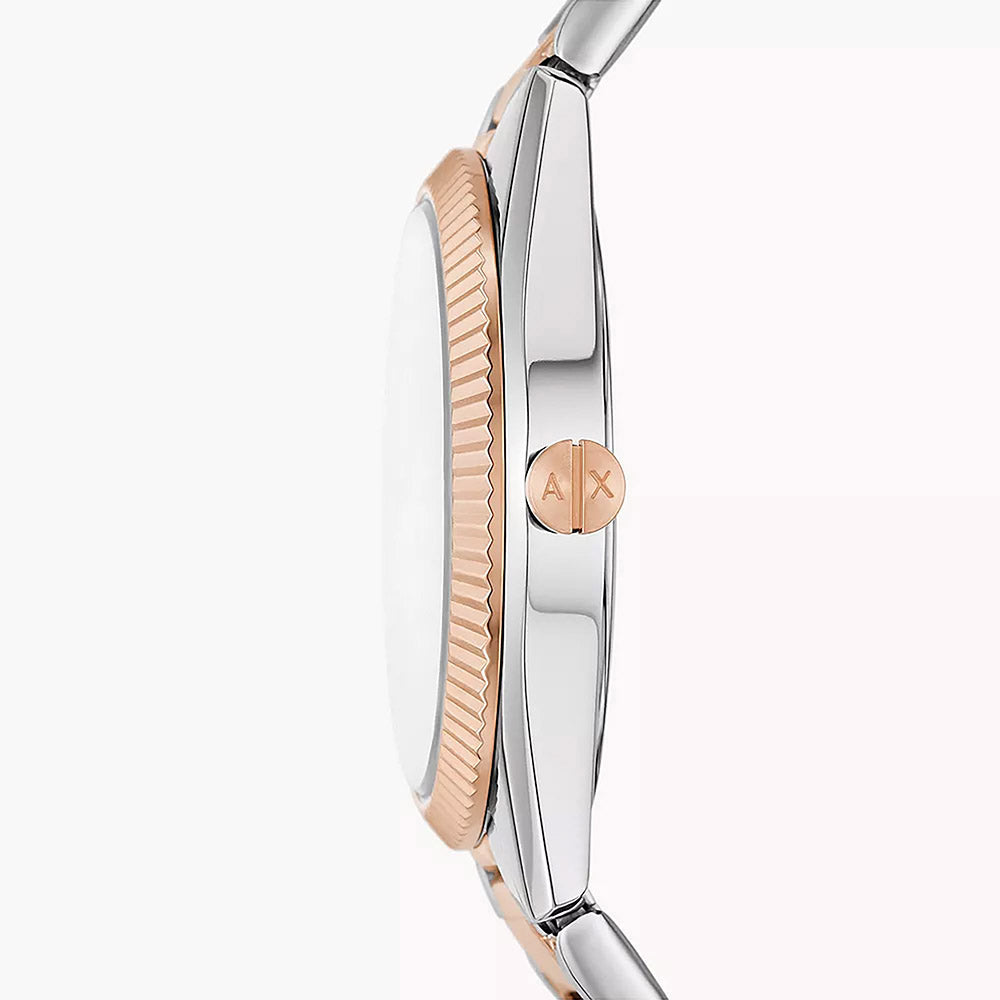 Armani Exchange Lady Giacomo 2-Tone Stainless Steel Women&