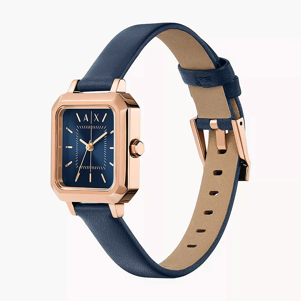 Armani Exchange Leila Rose Gold Stainless Steel Women&