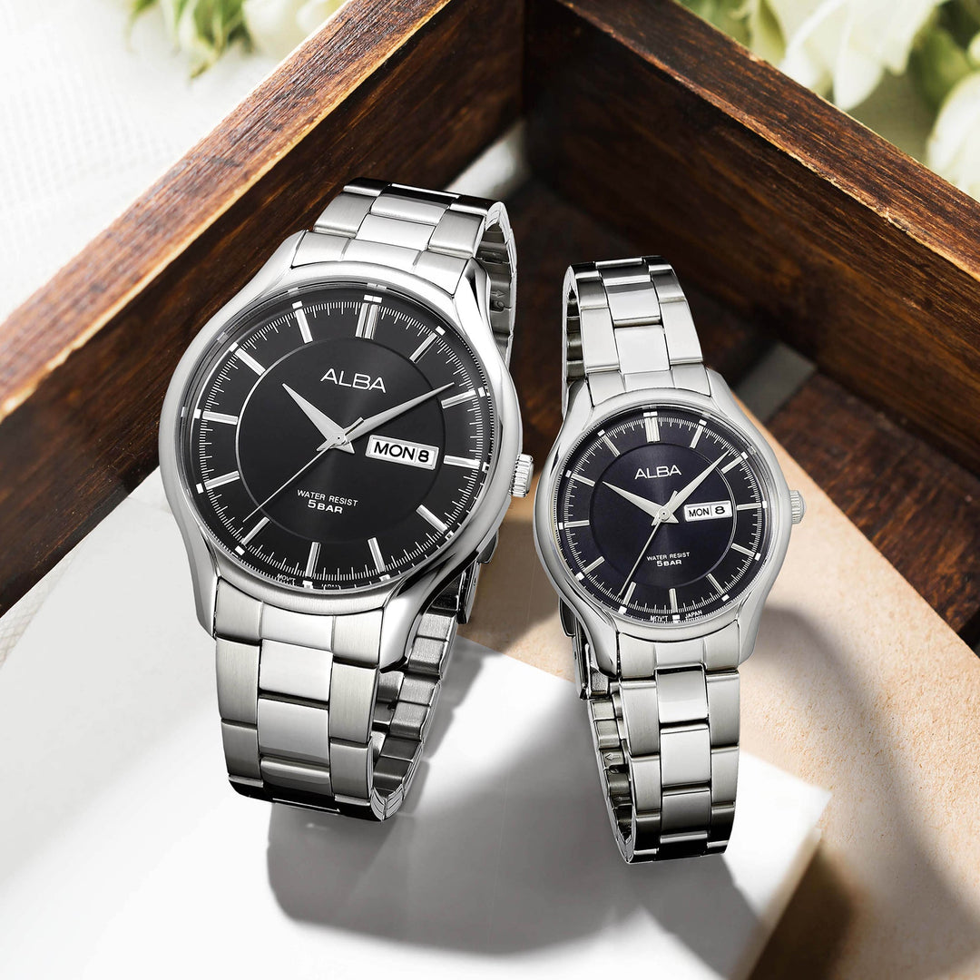 Alba Couple Set Watches - AV3567X1 &amp; AN8107X1