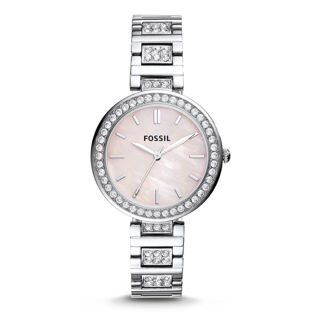 Fossil Mother of Pearl Analog Women&