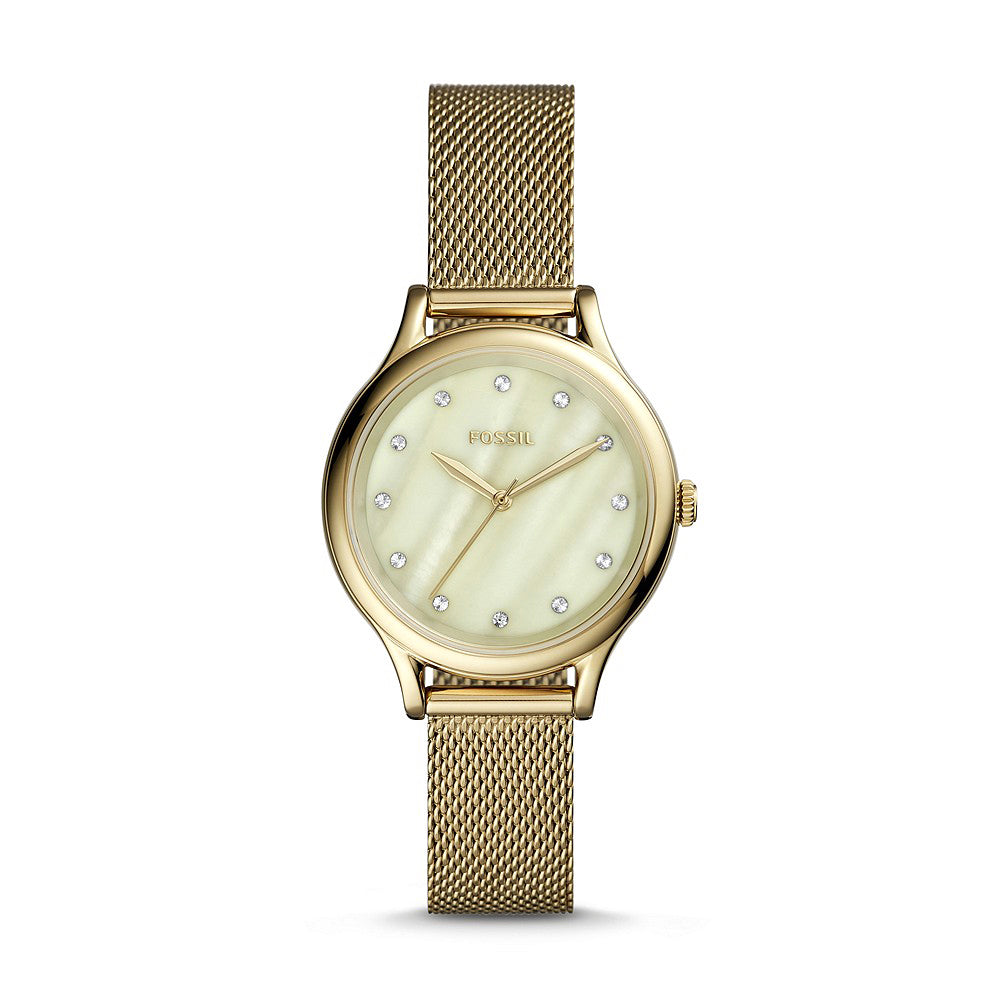 Fossil Mother of Pearl Analog Women&