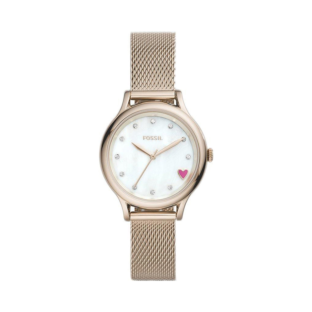 Fossil Mother of Pearl Analog Women&