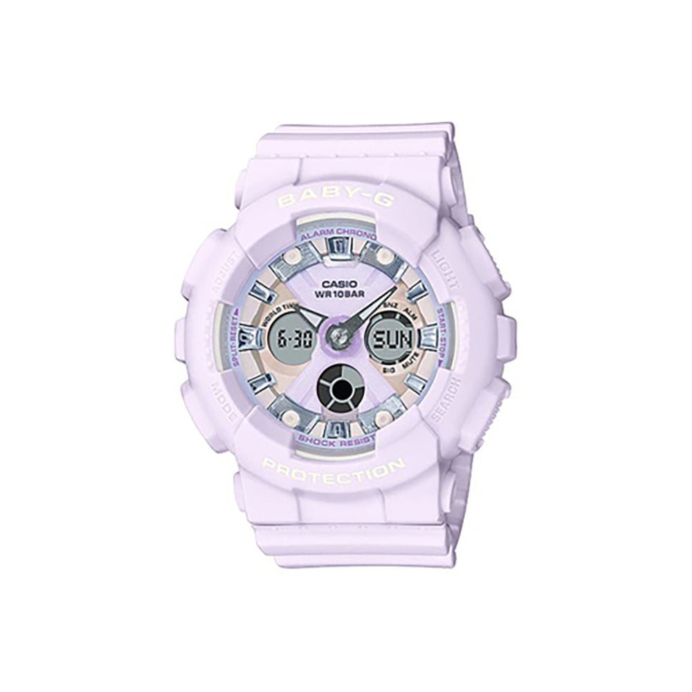 Casio Baby-G Ladies Analog-Digital Watch BA-130WP-6ADR