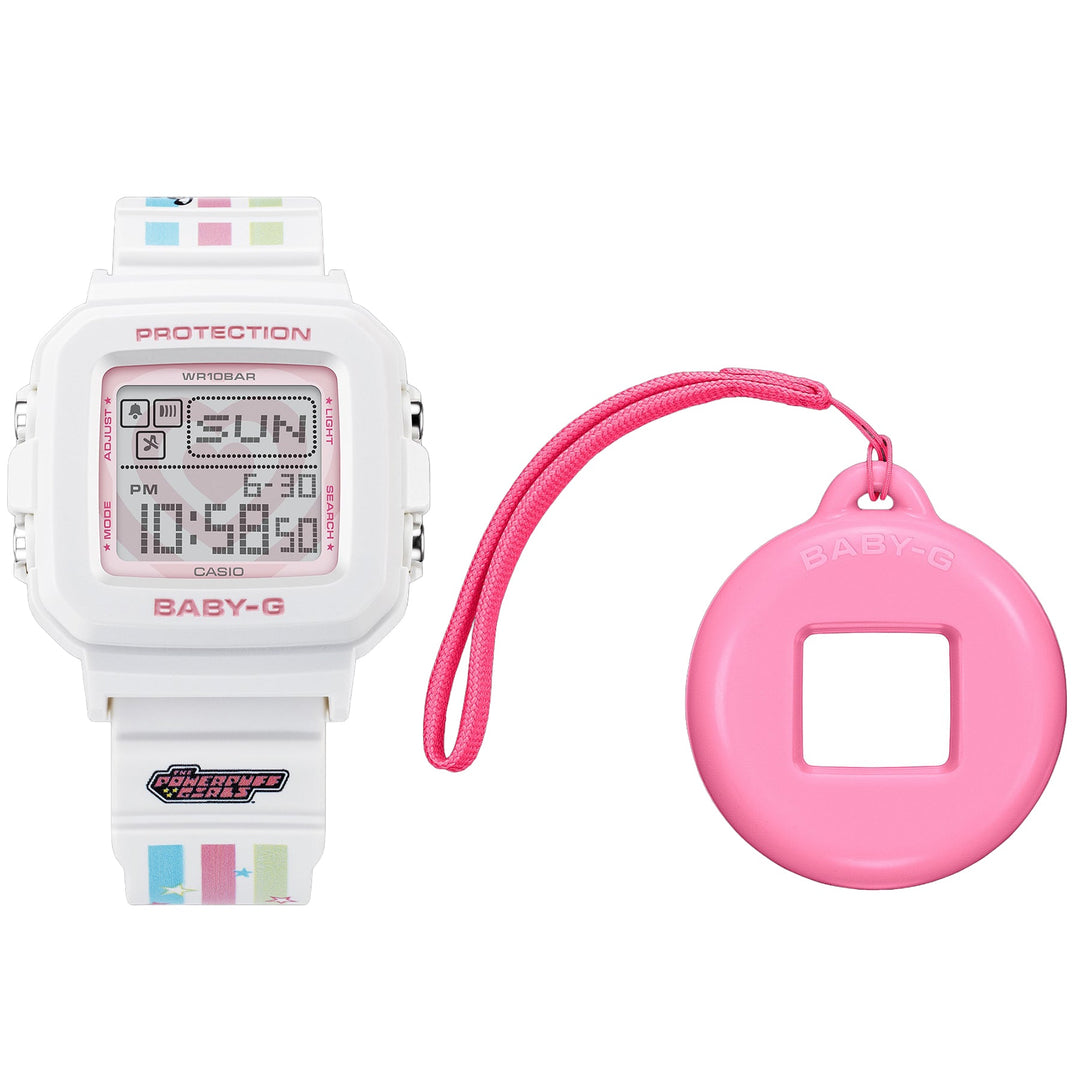 BABY-G+ PLUS THE POWERPUFF GIRLS COLLABORATION MODEL BGD-10KPP-7DR